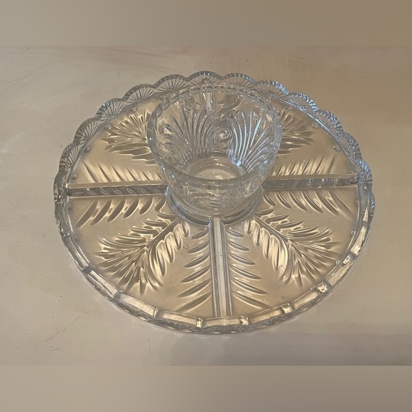 Crystal Clear Industies Portico Serving Dish/Cake Platter - Picture 7 of 7